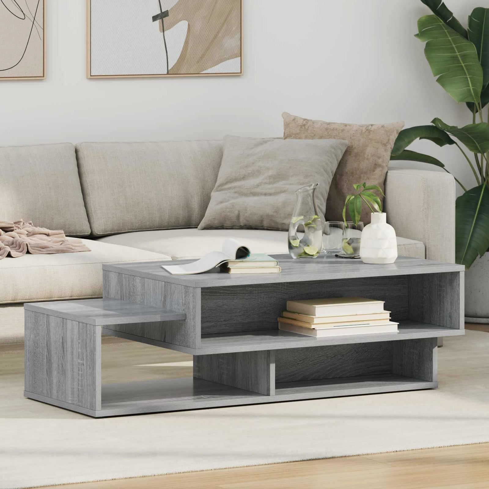 vidaXL VidaXL Coffee Table 105x50x32.5 Engineered Wood - Coffee Table