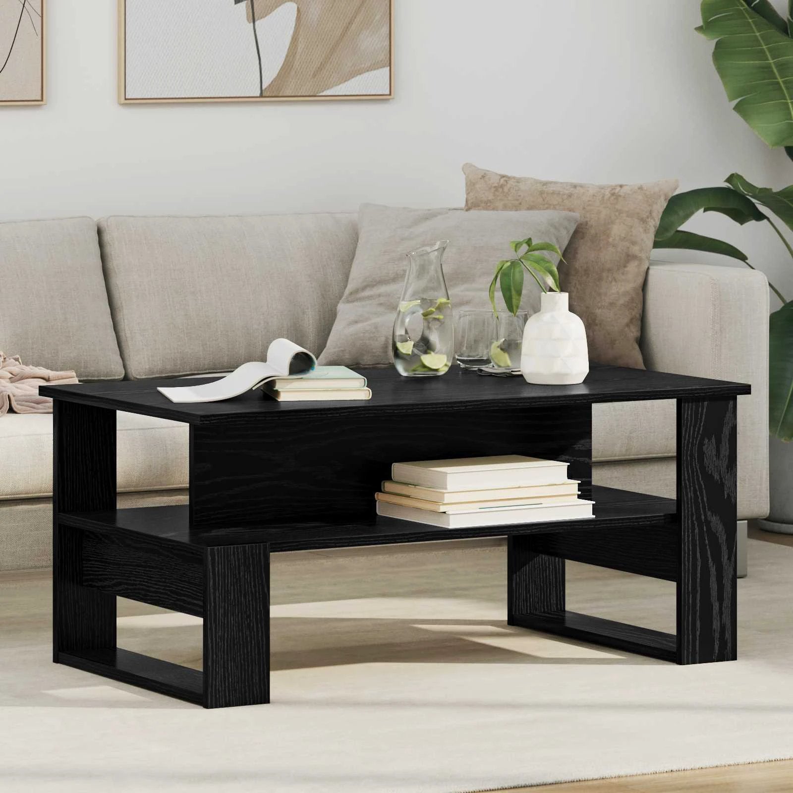 vidaXL vidaXL Coffee Table 90x50x40 Engineered Wood Home - Coffee Table