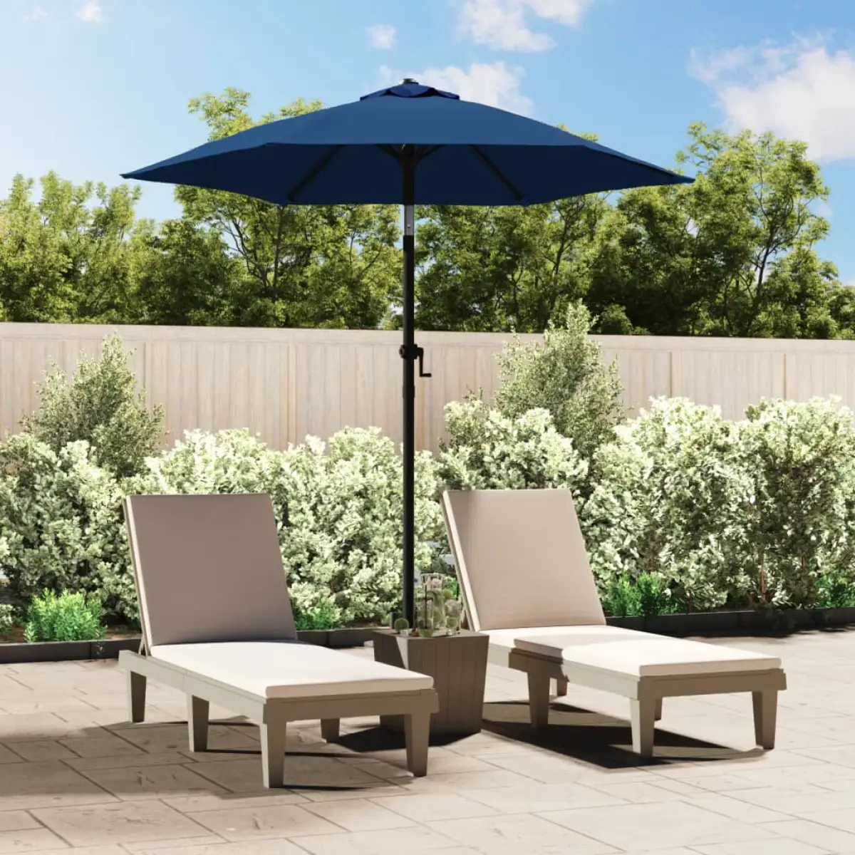 vidaXL vidaXL Garden Parasol Burgundy 200x224 cm Aluminium - Parasol