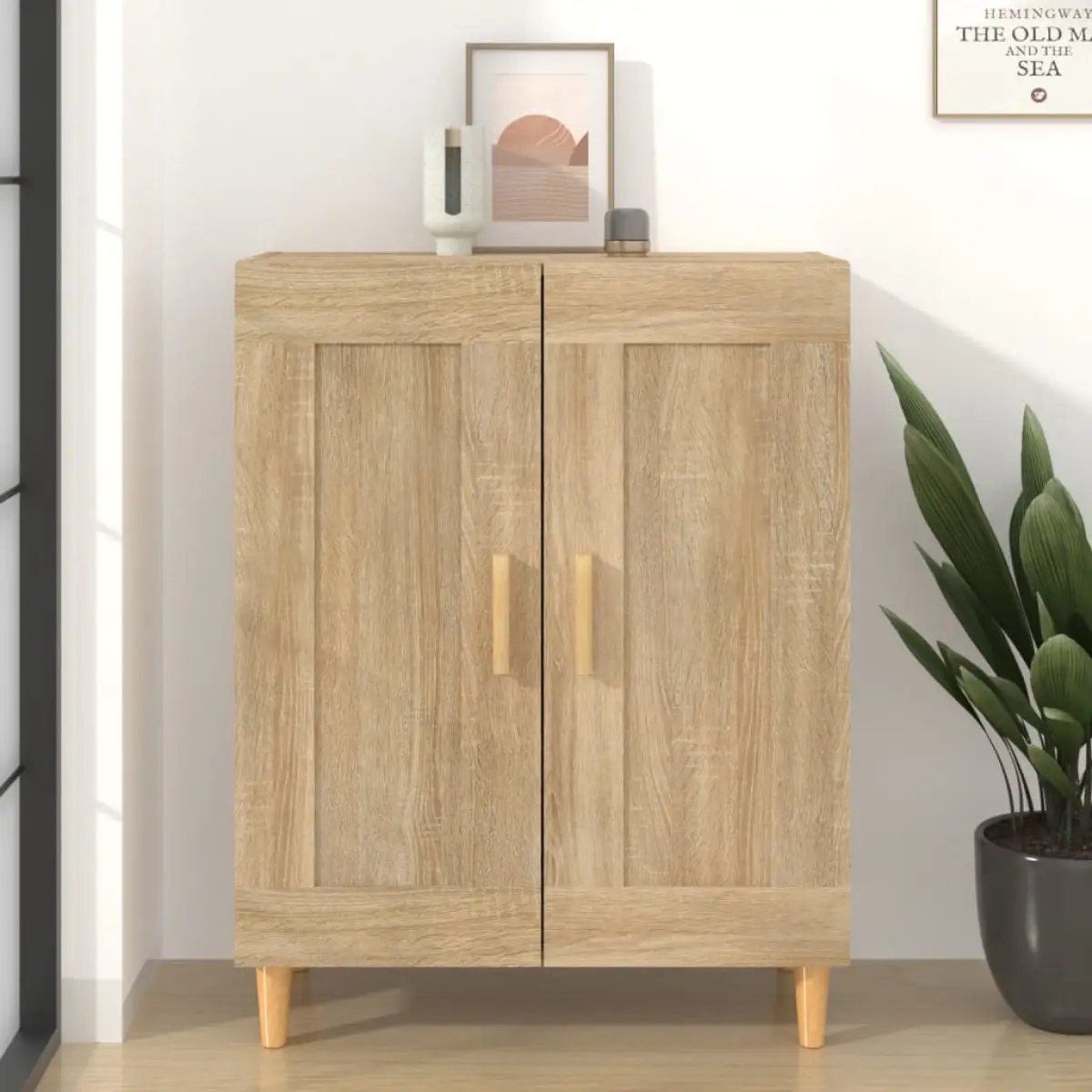vidaXL vidaXL Sideboard Smoked Oak 69.5x34x90 cm Engineered Wood - Sideboard