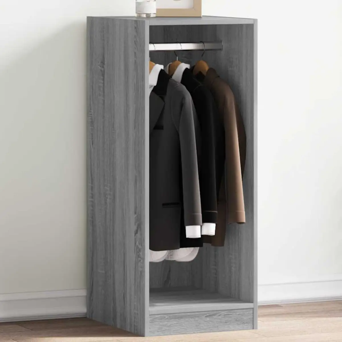 vidaXL vidaXL Wardrobe with Shelf with Storage Old Wood 77 x 48 x 102 cm - Wardrobe