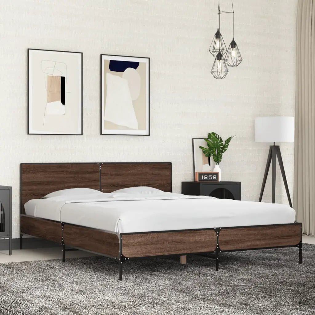 vidaXL Bed Frame without Mattress Black 90x200 cm - from vidaXL