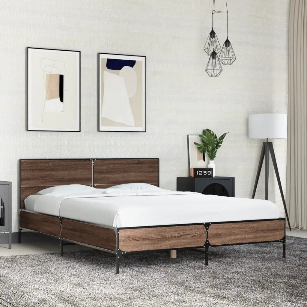 vidaXL Bed Frame without Mattress Black 90x200 cm - from vidaXL