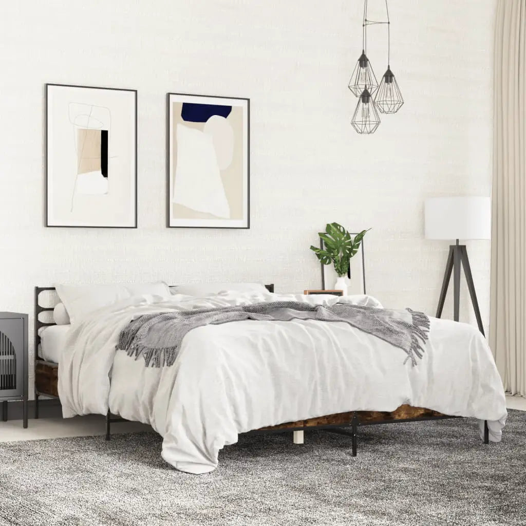 vidaXL Bed Frame without Mattress Black 90x200 cm - from vidaXL
