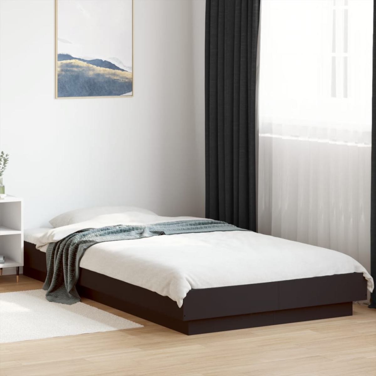 vidaXL Bed Frame without Mattress White 200x200 cm - from vidaXL