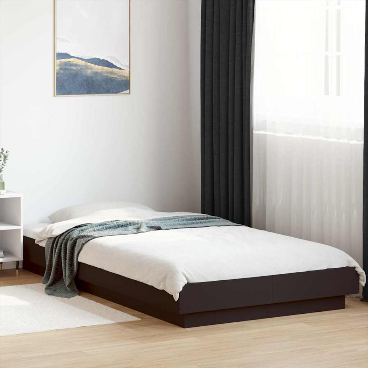vidaXL Bed Frame without Mattress White 200x200 cm - from vidaXL