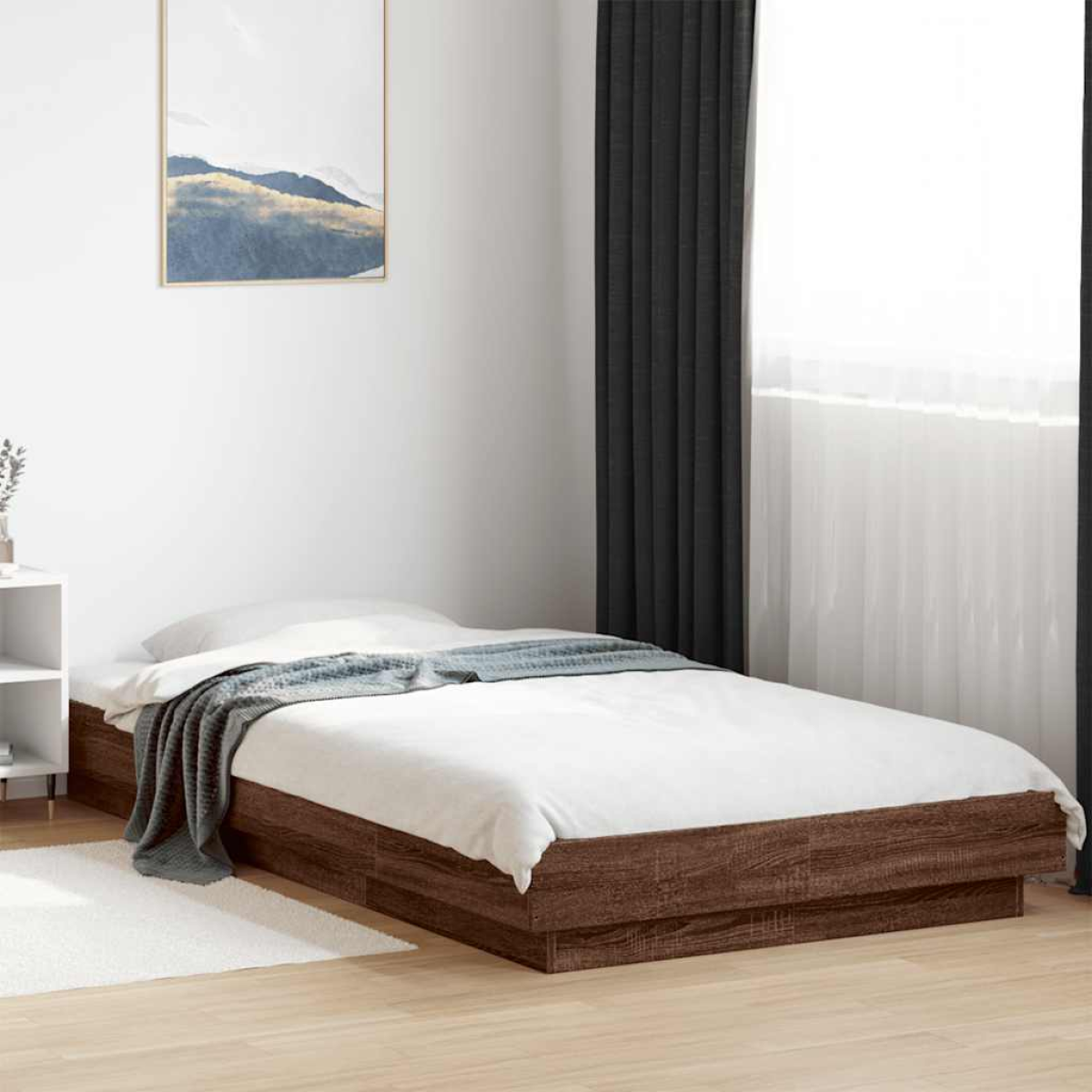 vidaXL Bed Frame without Mattress White 200x200 cm - from vidaXL