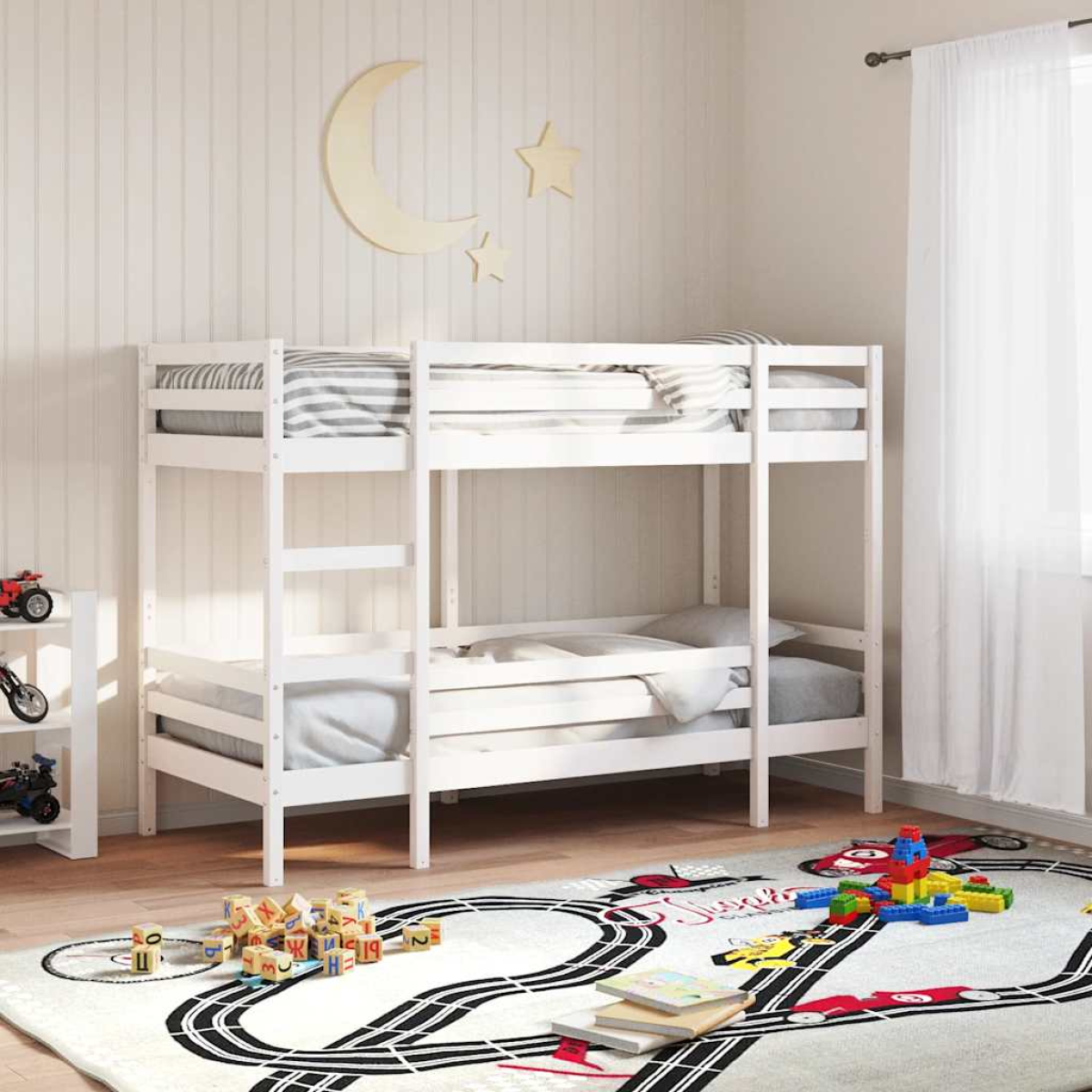 vidaXL Bunk Bed without Mattress 80x200 cm Solid Wood Pine - from vidaXL