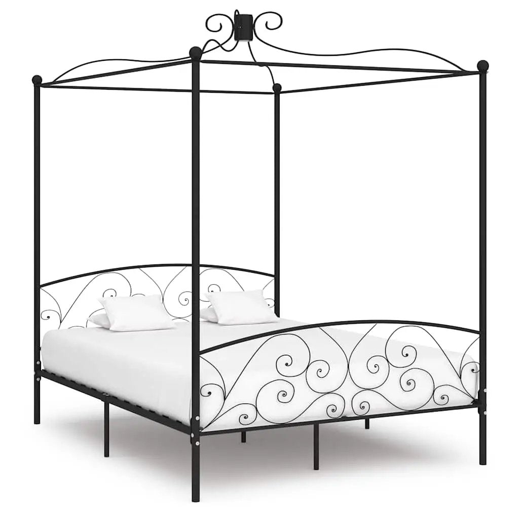 vidaXL Bed Frame | White | Metal | Single | Tough | Bed Frame | Rectangular - from vidaXL
