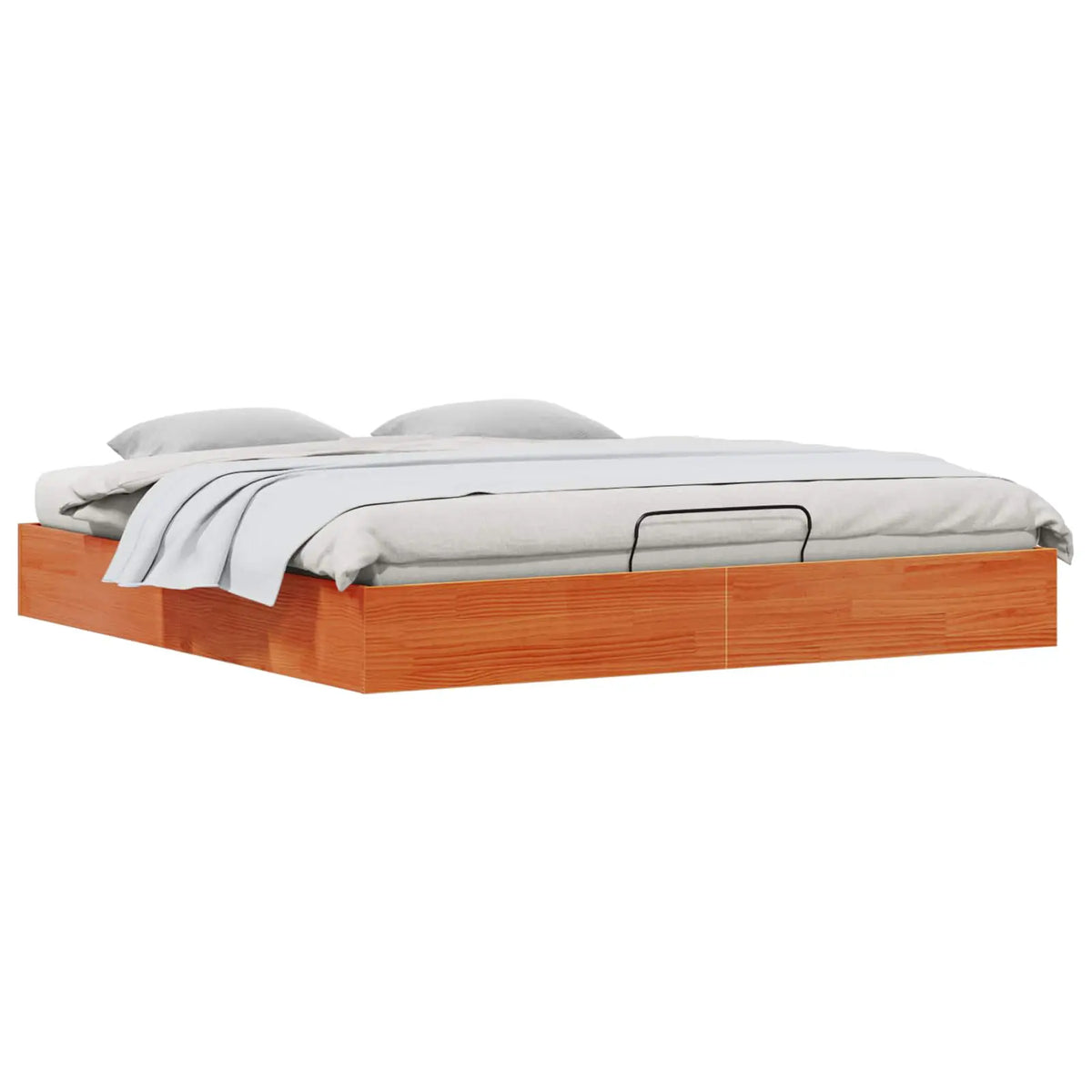 vidaXL Ottoman Bed Frame with Storage Natural 70 x 190 cm - from vidaXL
