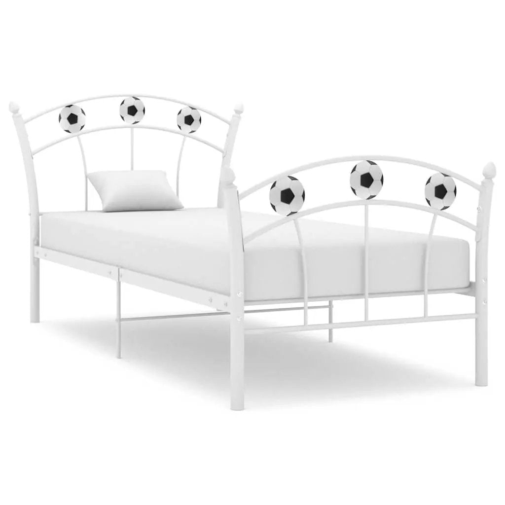 vidaXL Bed Frame | Black | Powder-coated metal | Single | Durable | Bed Frame - from vidaXL
