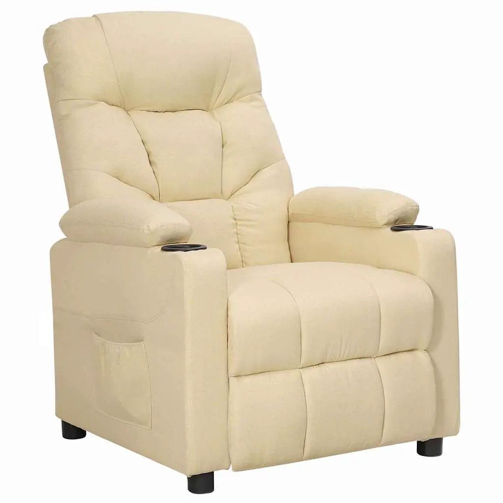 vidaXL Recliner Chair Light Grey Fabric - from vidaXL