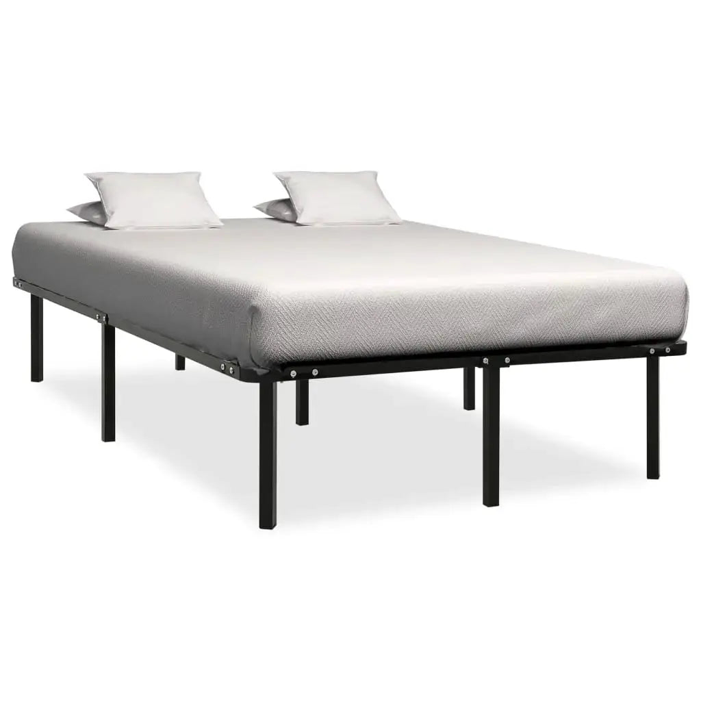 vidaXL Bed Frame | Black | Metal | Single | Durable | Bed Frame | Rectangular - from vidaXL