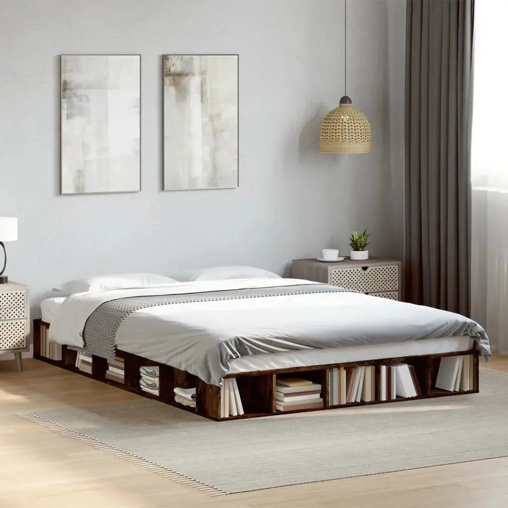 vidaXL Bed Frame without Mattress White 200x200 cm - from vidaXL