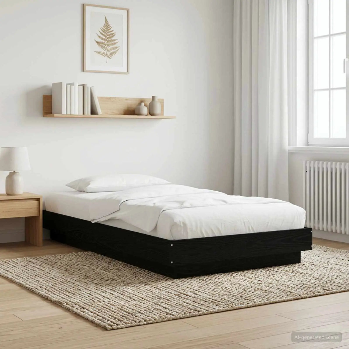 vidaXL Bed Frame without Mattress White 200x200 cm - from vidaXL