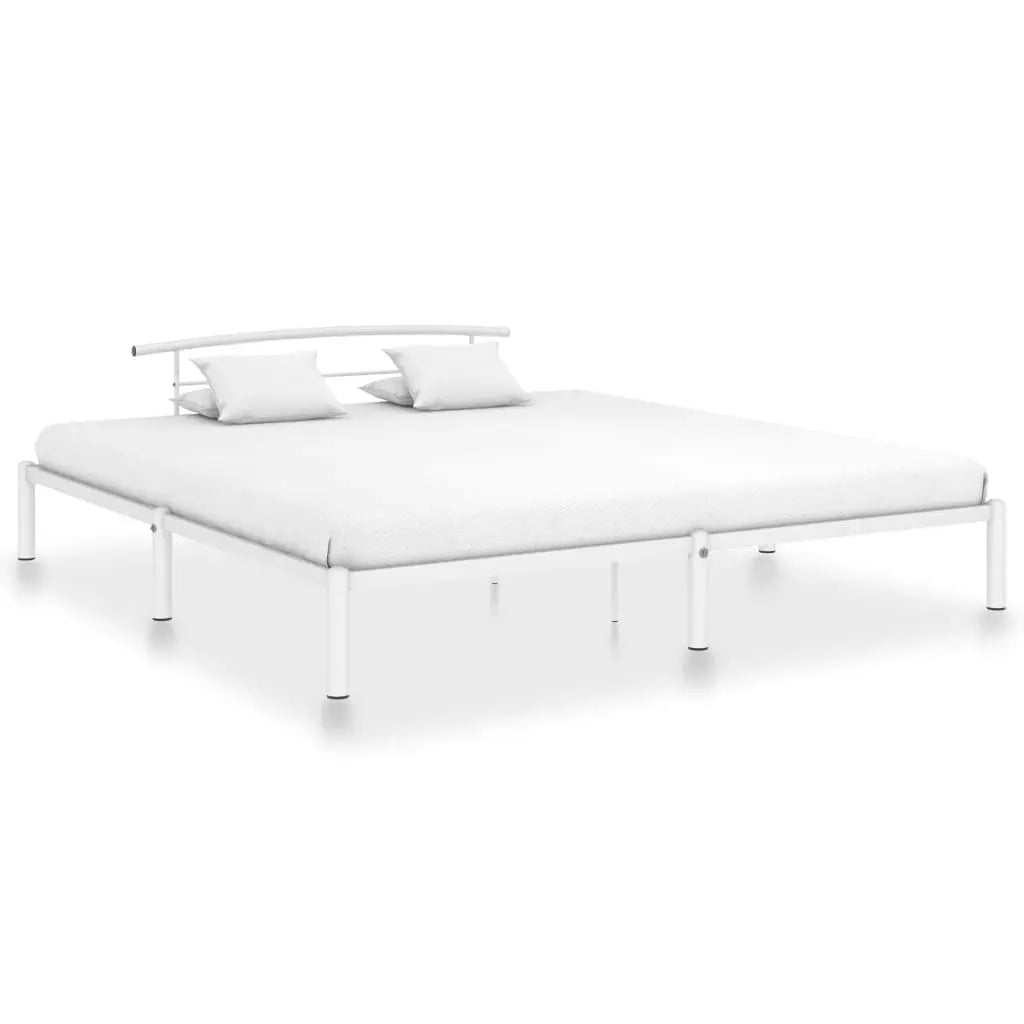 vidaXL Bed Frame | Black | Metal | Single | Classic/Traditional | Bed Frame - from vidaXL