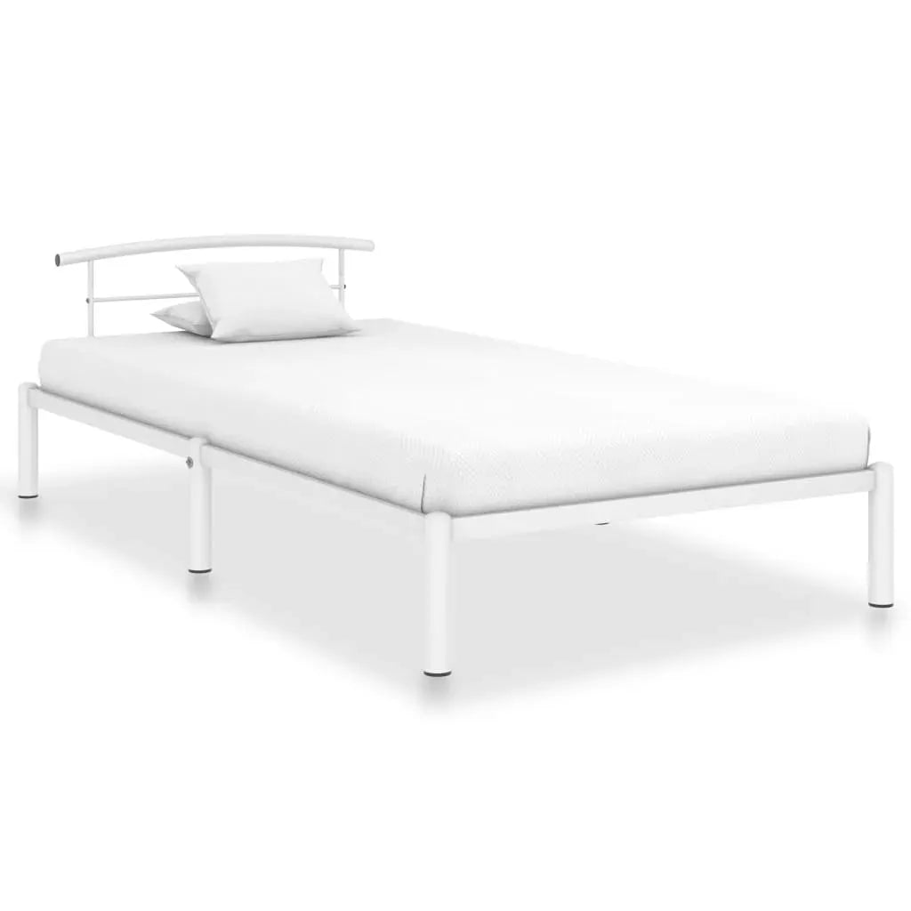 vidaXL Bed Frame | Black | Metal | Single | Classic/Traditional | Bed Frame - from vidaXL