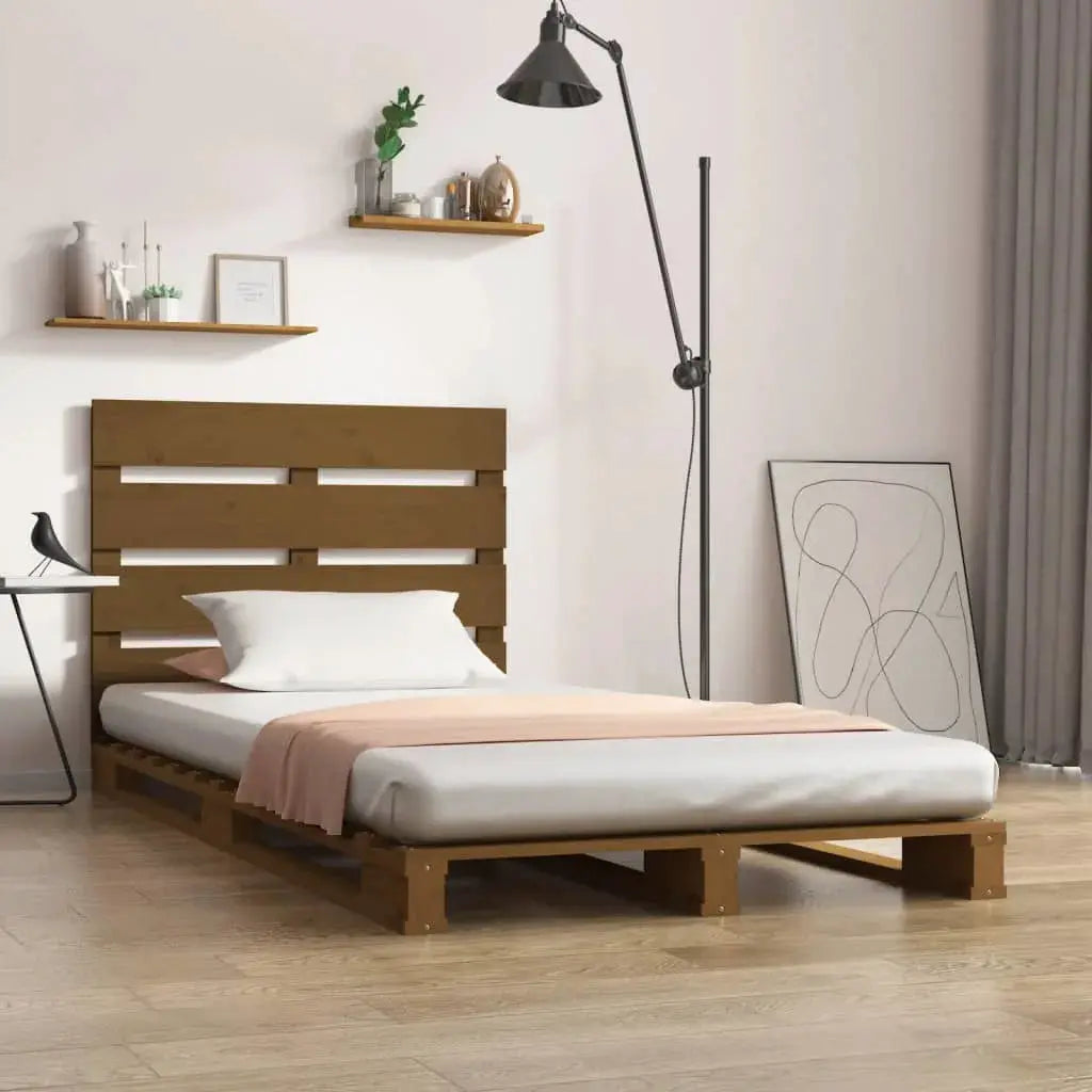 vidaXL Bed Frame without Mattress 90x190 cm Single Solid Wood Pine Single - from vidaXL