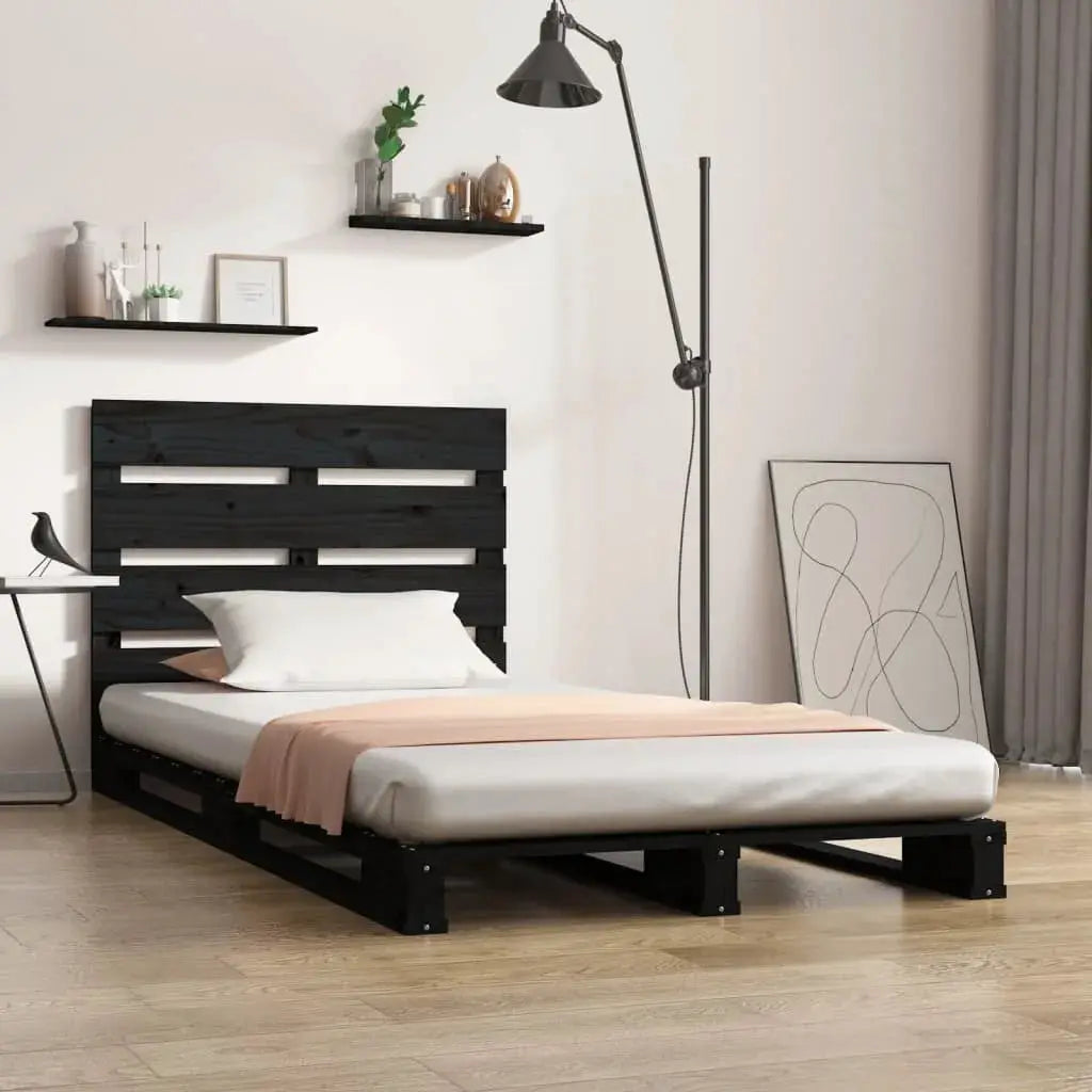 vidaXL Bed Frame without Mattress 90x190 cm Single Solid Wood Pine Single - from vidaXL