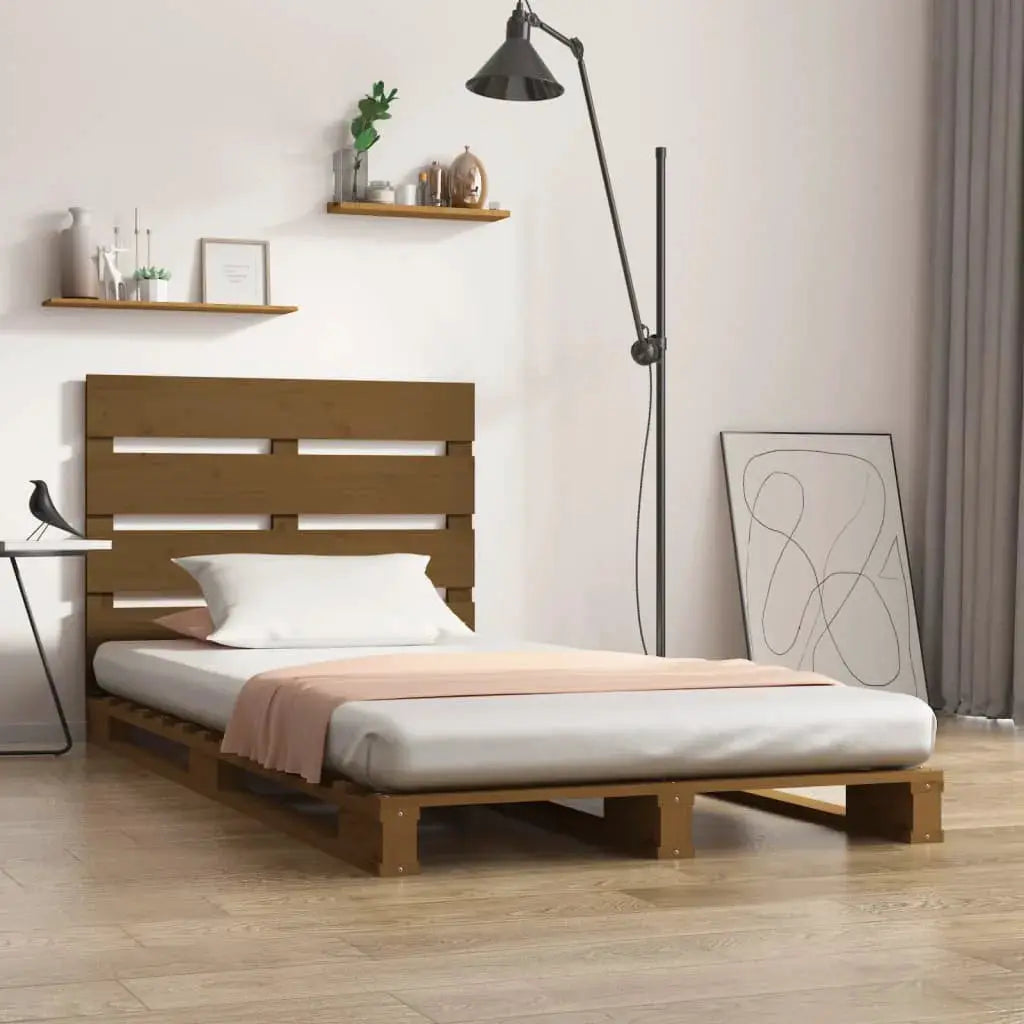 vidaXL Bed Frame without Mattress 90x190 cm Single Solid Wood Pine Single - from vidaXL