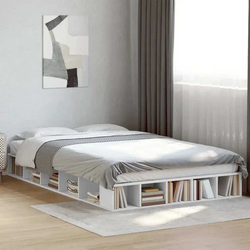 vidaXL Bed Frame without Mattress White 200x200 cm - from vidaXL