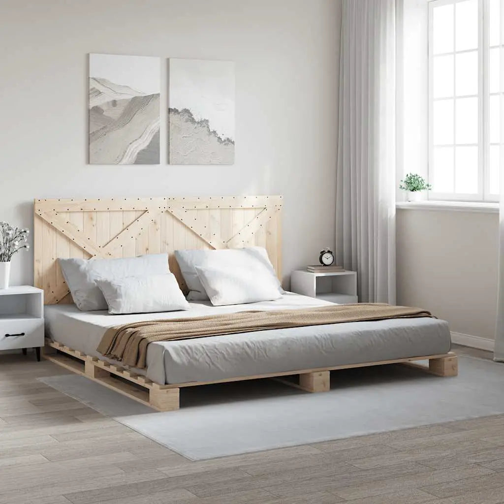 vidaXL Bed Frame | Natural Pine | Solid Pinewood | Single size | Durable - from vidaXL