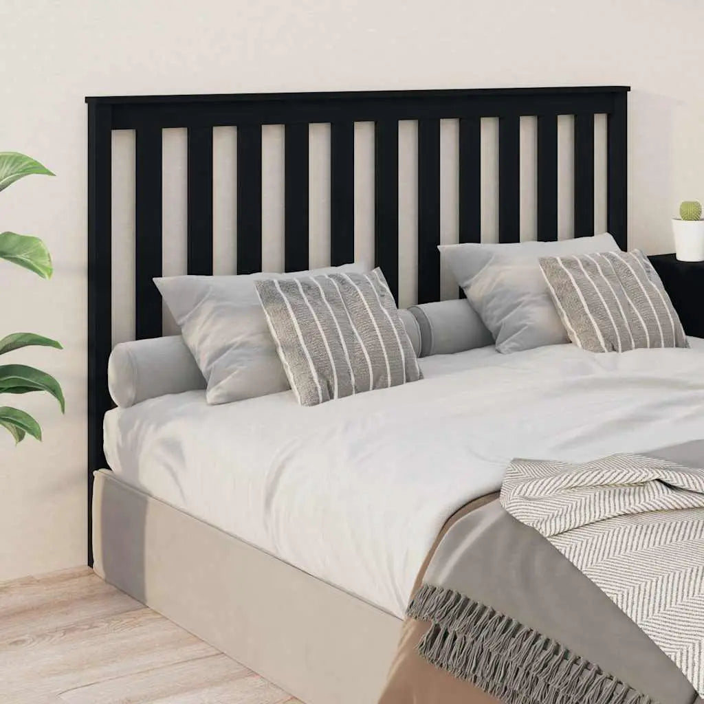 vidaXL Bed Headboard 81x6x101 cm Solid Wood Pine - from vidaXL