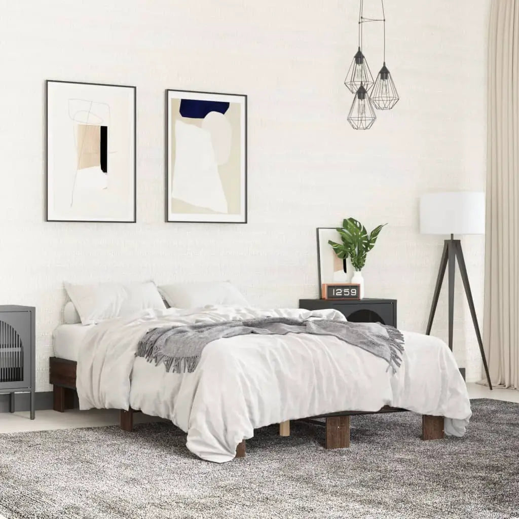 vidaXL Bed Frame without Mattress Black 140x200 cm - from vidaXL