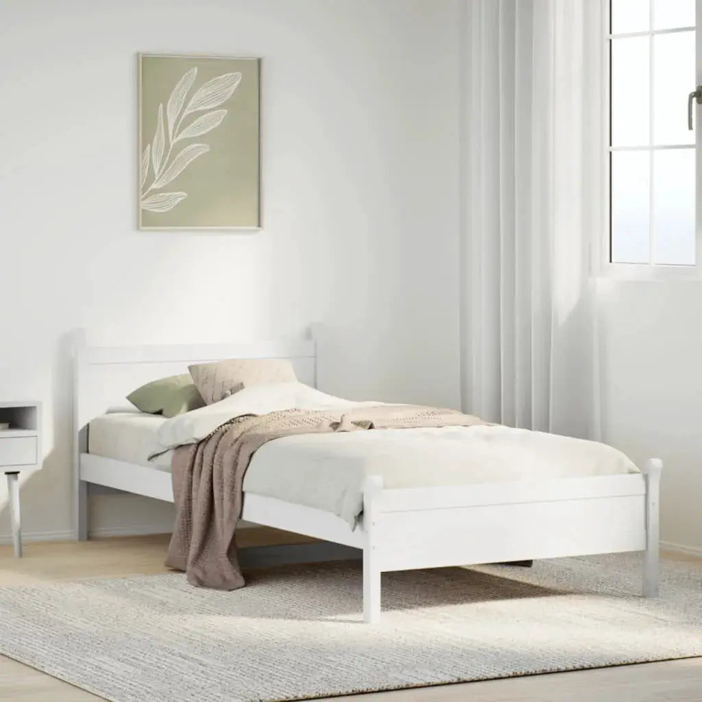 vidaXL Bed Frame without Mattress 180x200 cm Super King Solid Wood Pine - from vidaXL