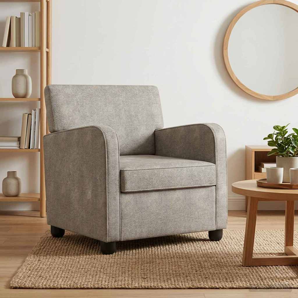 vidaXL Armchair Brown Faux Suede Leather - from vidaXL