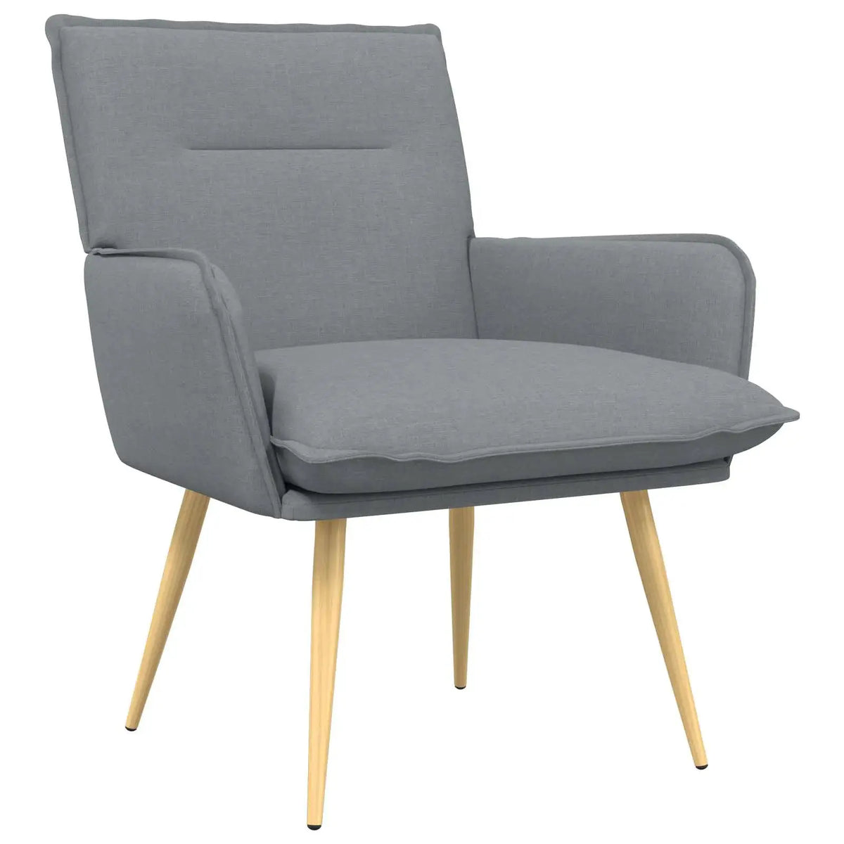 vidaXL Armchair Light Grey Fabric - from vidaXL