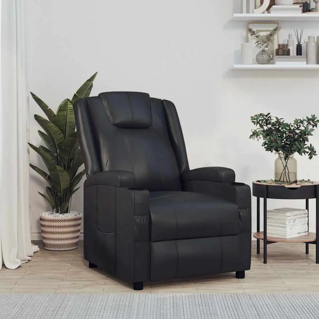 vidaXL Recliner Chair Cappuccino Faux Leather - from vidaXL