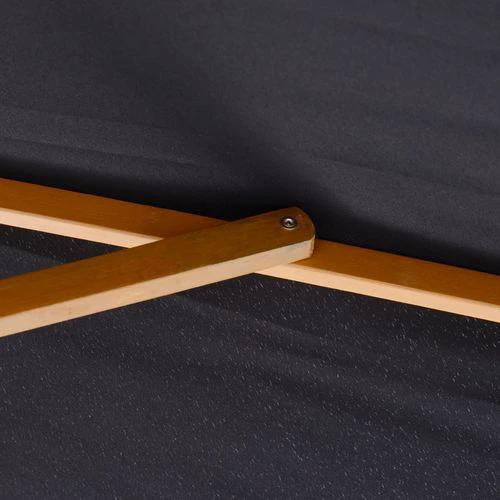 Outsunny Wooden Patio Parasol Umbrella 3x2m Durable Canopy for Outdoor Gatherings by Outsunny