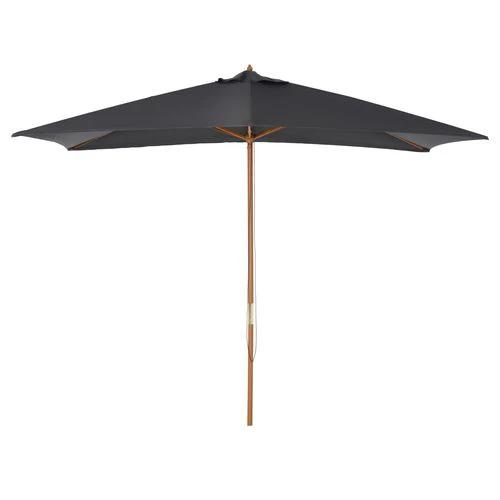 Outsunny Outsunny Wooden Patio Parasol Umbrella 3x2m Durable Canopy for Outdoor Gatherings - Uncategorized Parasol