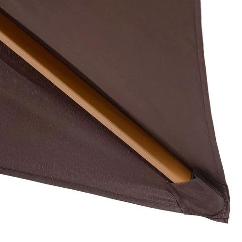 Outsunny Wooden Patio Parasol Umbrella 3x2m Durable Canopy for Outdoor Gatherings by Outsunny