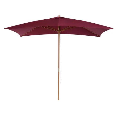 Outsunny Outsunny Wooden Patio Parasol Umbrella 3x2m Durable Canopy for Outdoor Gatherings - Uncategorized Parasol