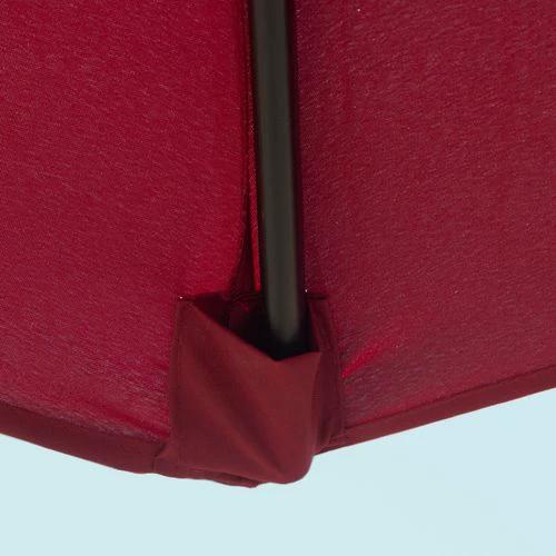Outsunny 2.7M Patio Tilt Umbrella with Aluminium Frame and Crank for Outdoor Sun Protection by Outsunny