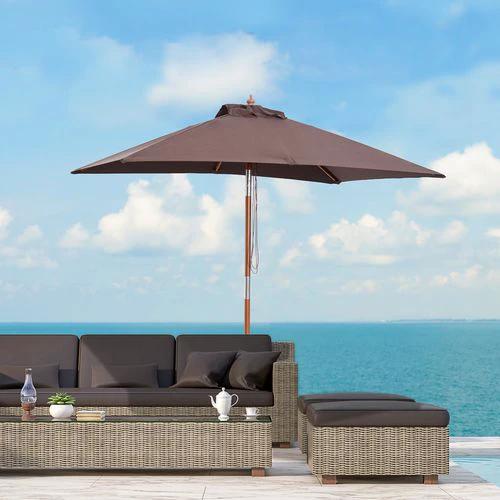 Outsunny 2m x 1.5m Patio Garden Parasol with Adjustable Angle for Outdoor Sun Protection by Outsunny
