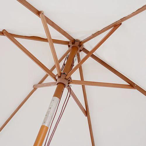 Outsunny 2m x 1.5m Patio Garden Parasol with Adjustable Angle for Outdoor Sun Protection by Outsunny