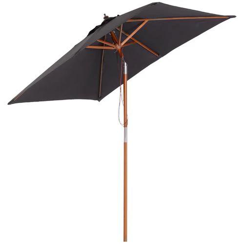 Outsunny Outsunny 2m x 1.5m Patio Garden Parasol with Adjustable Angle for Outdoor Sun Protection - Parasol