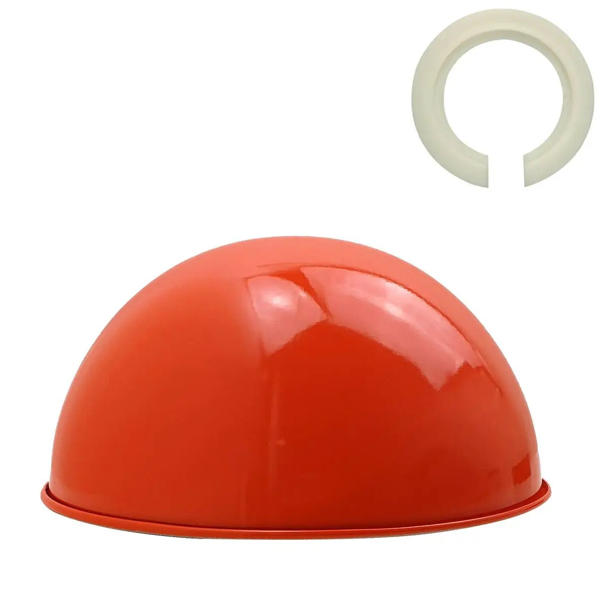 Ledsone Retro Dome Easy Fit Light Shades Modern Ceiling Pendant Lampshades Metal colors - Pendant Lights