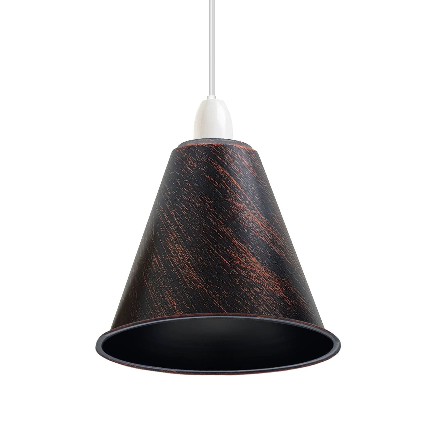 Home Symphony Copper Speckle Pendant Shade 18cm Easy Fit for Living Rooms and Dining Areas by Ledson