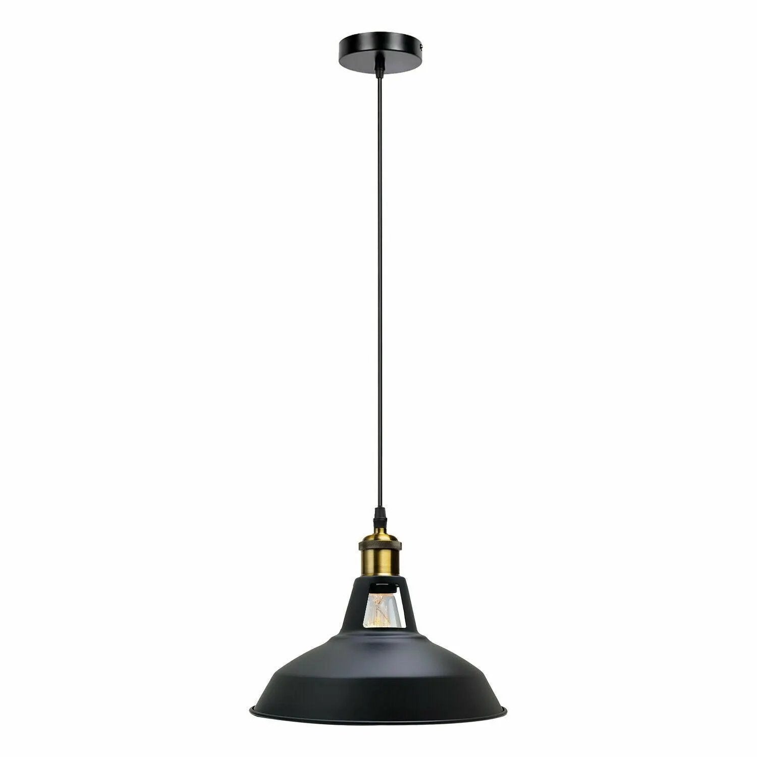 Un-branded Modern Vintage Industrial Retro Metal Lamp Shade Loft Pendant Ceiling Light - Pendant Lights