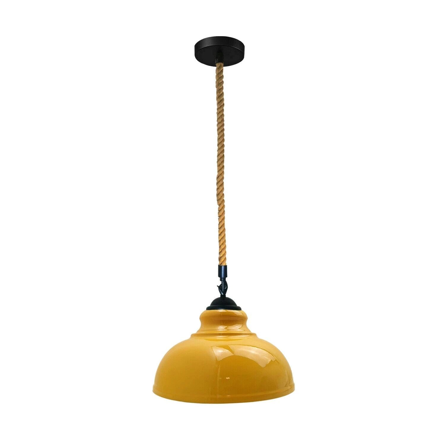 Retro Pendant Light 100cm Rope E27 Vintage Dining by LEDSone