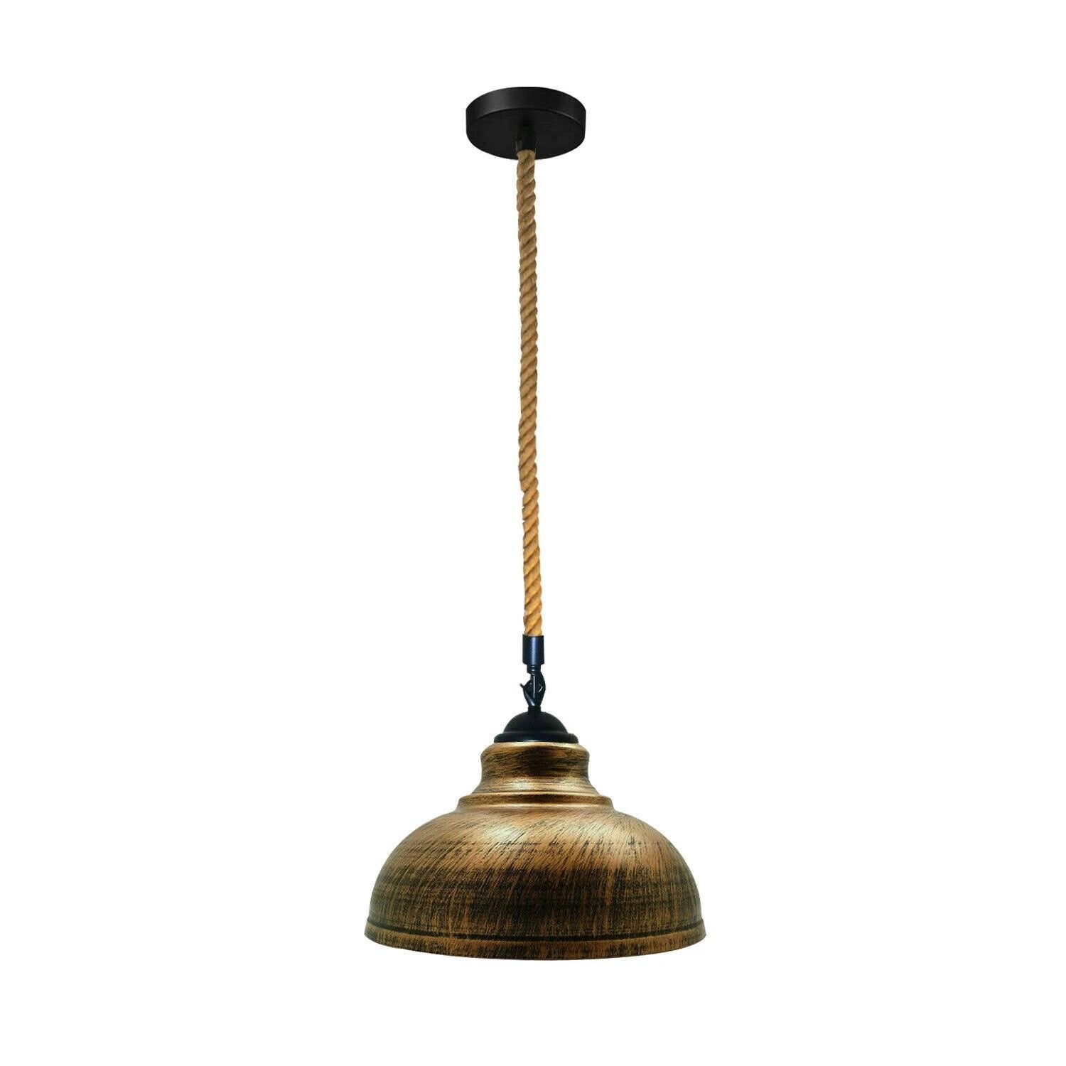 Retro Pendant Light 100cm Rope E27 Vintage Dining by LEDSone