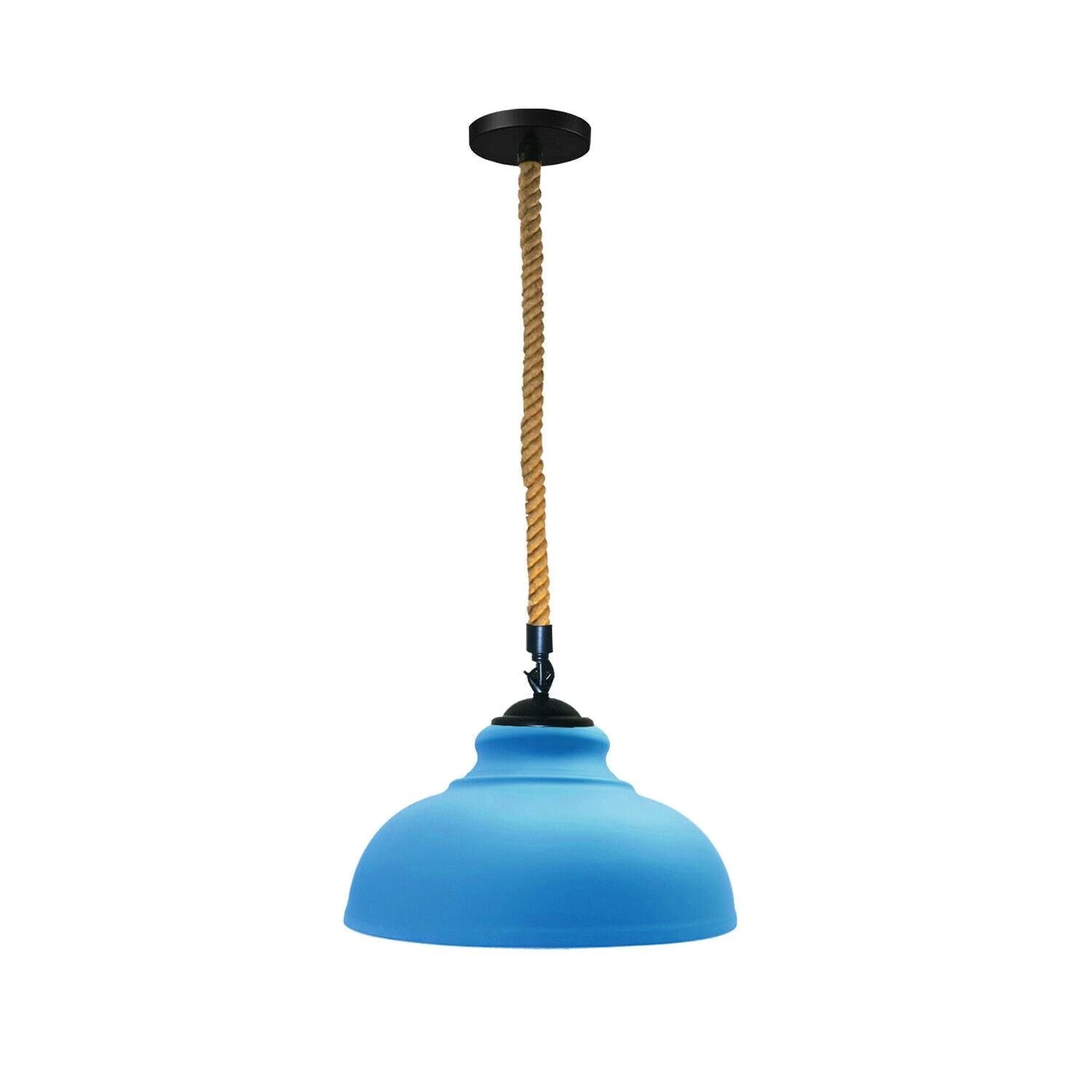 Retro Pendant Light 100cm Rope E27 Vintage Dining by LEDSone