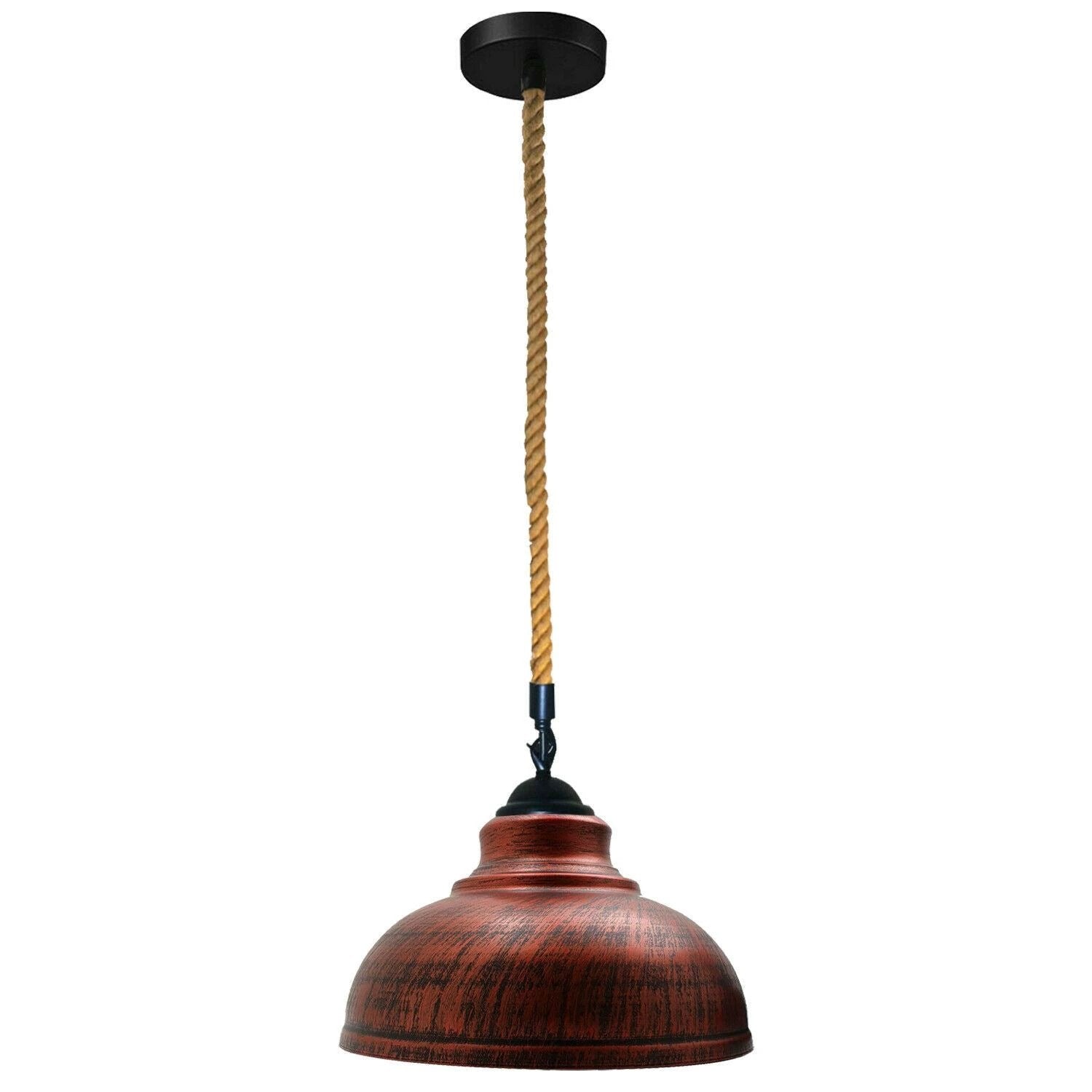 LEDSone Retro Pendant Light 100cm Rope E27 Vintage Dining - Ceiling Lights