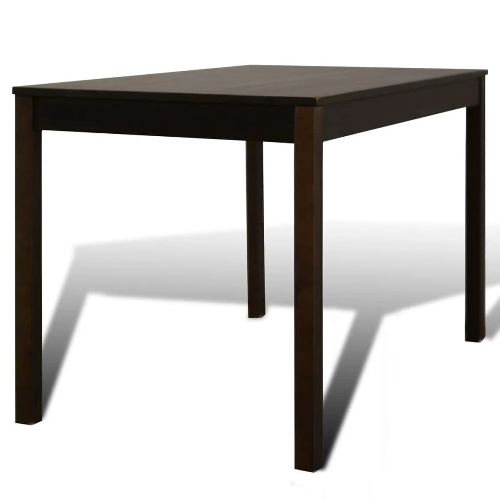 vidaXL vidaXL Dining Set 5 Pieces Pine Wood Natural - Dining Set