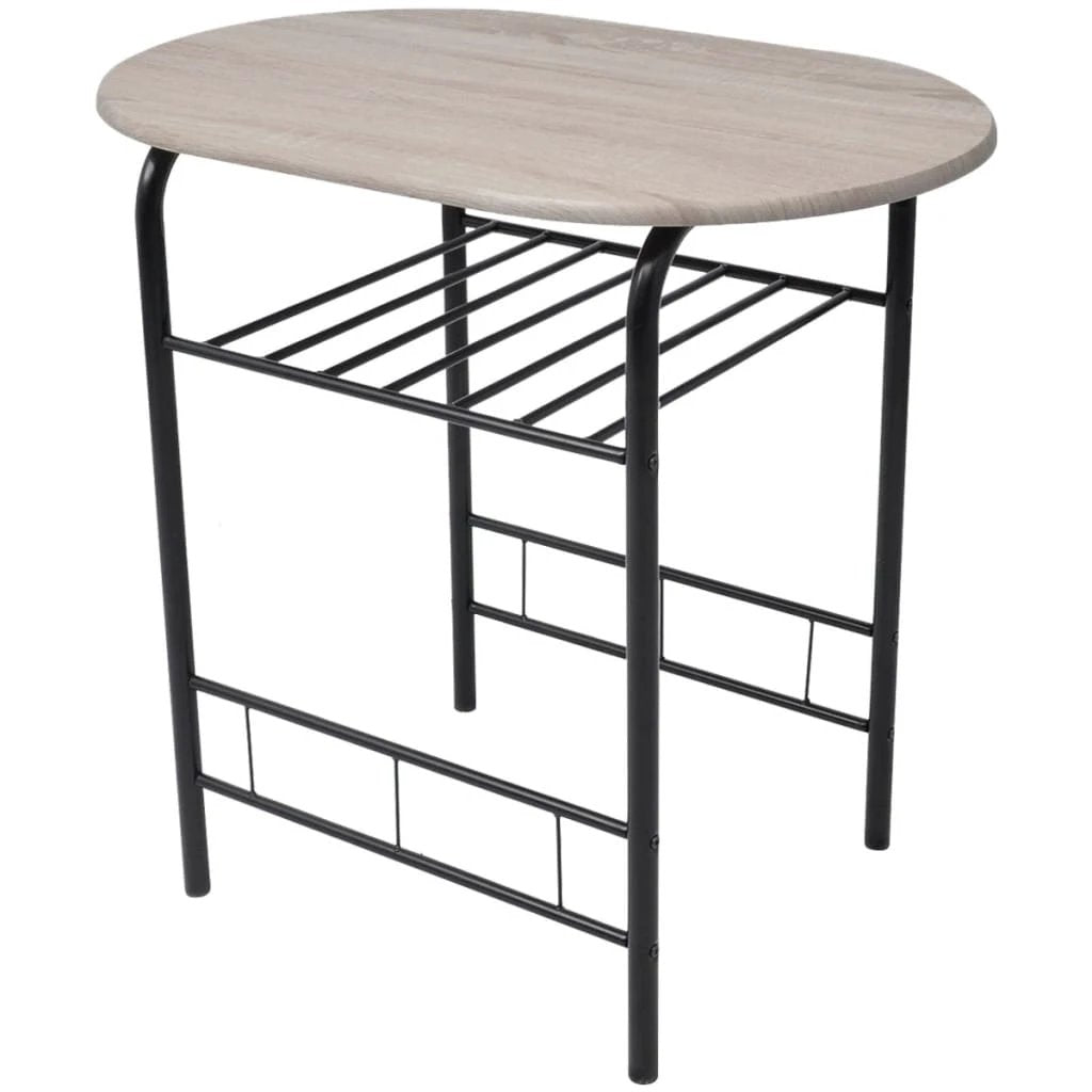 vidaXL Breakfast Bar Set MDF by vidaXL