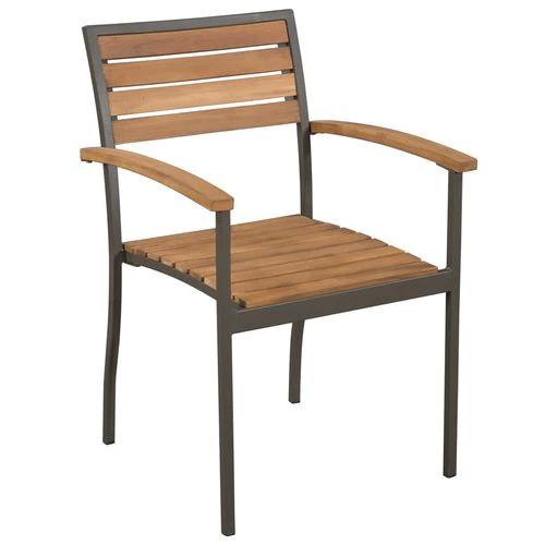 vidaXL 5 Piece Outdoor Dining Set Solid Acacia Wood and Steel by vidaXL